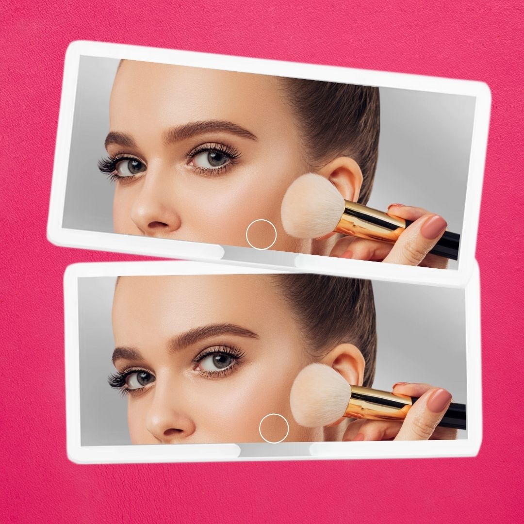 ESPEJO DE AUTO LED X2